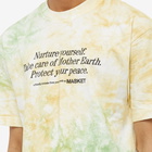 Market Men's Nurture Yourself T-Shirt in Tie-Dye Green