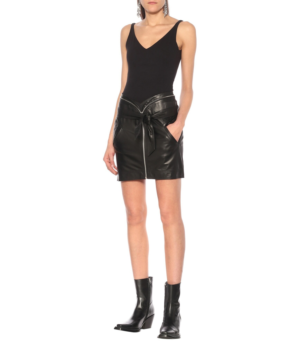 Rta - Suri leather miniskirt