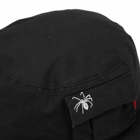 Flagstuff Men's Spider Pocket Bucket Hat in Black