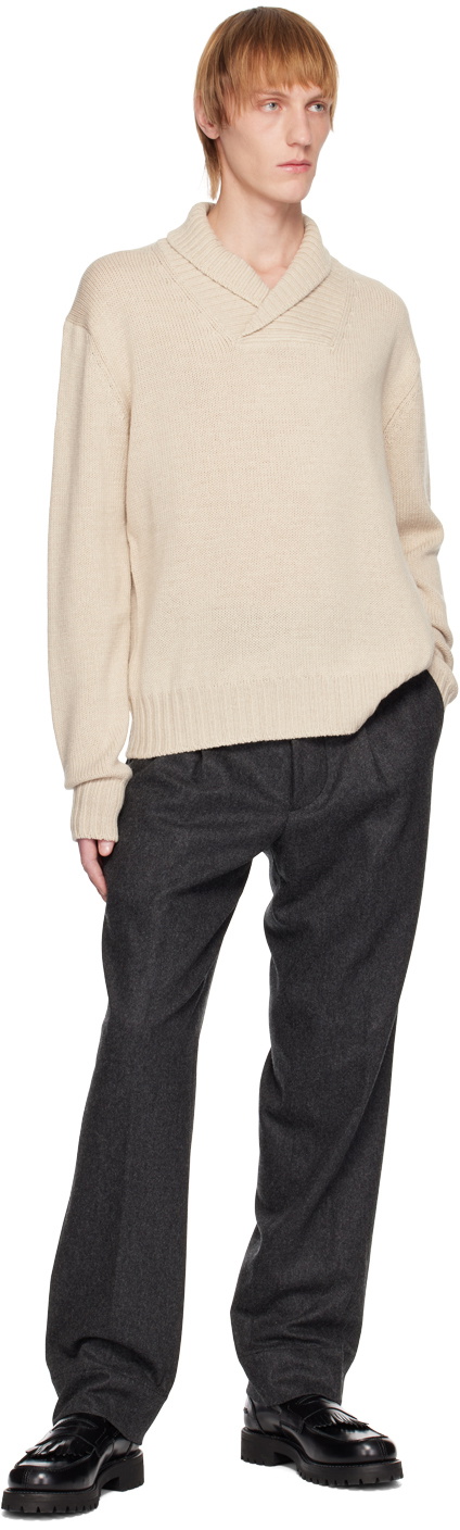 MARGARET HOWELL WOOL CASHMERE (BEIGE)