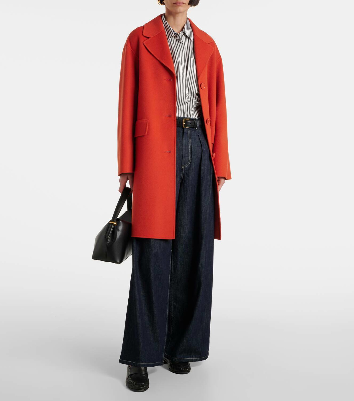 【S Max Mara】 High-rise wide-leg pants S Max Mara High-rise wide-leg pants S Max Mara