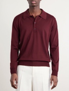 Valentino Garavani - Virgin Wool Polo Shirt - Red