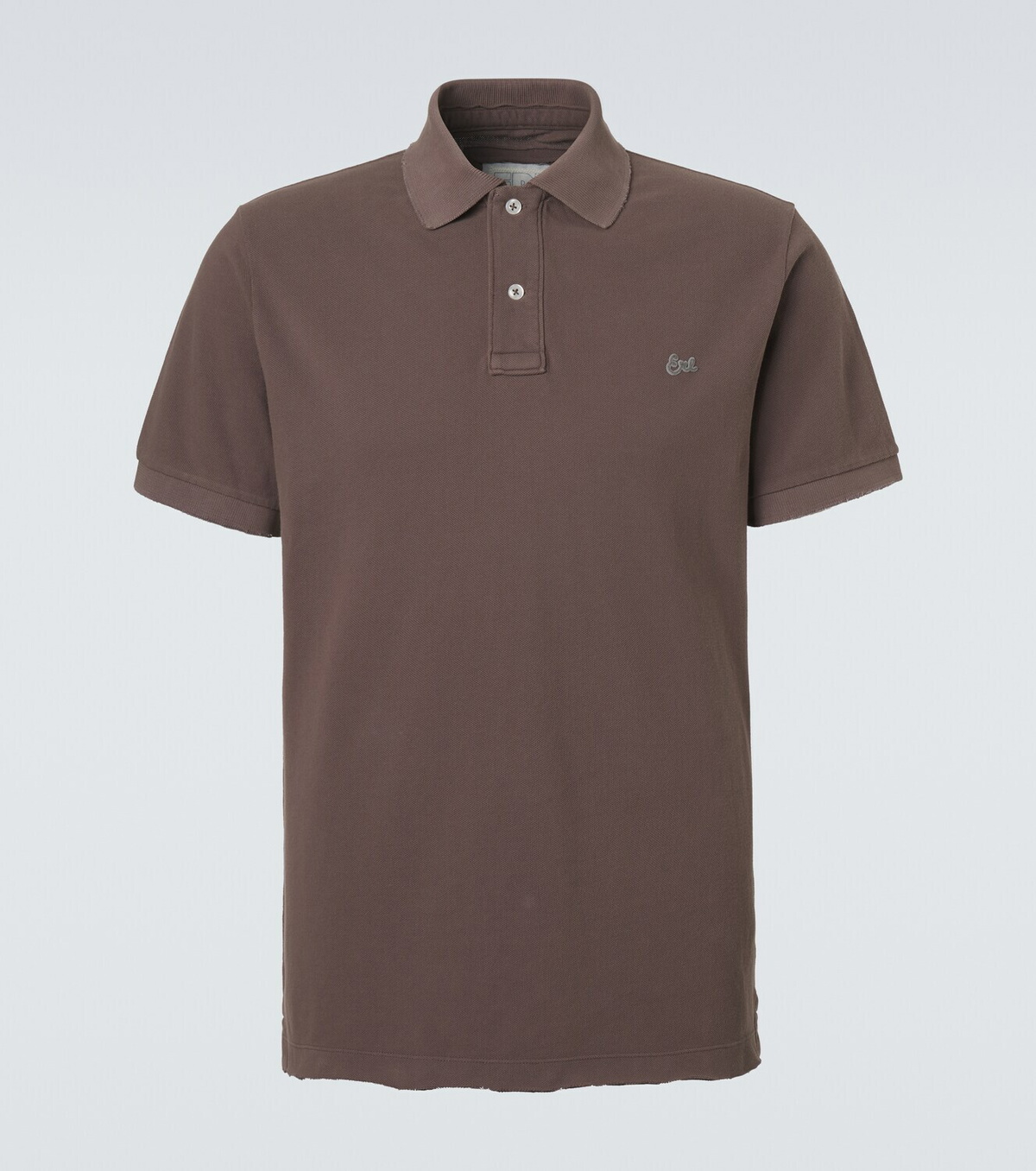 ERL Cotton piqué polo shirt