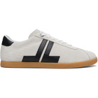 Lanvin Off-White & Black Glen 2.0 Leather Sneakers