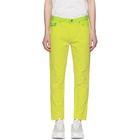 Hugo Yellow Slim Tapered Jeans