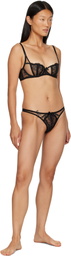 Agent Provocateur Black Rozlyn Thong