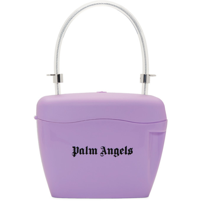 Palm Angels Purple Padlock Bag Palm Angels