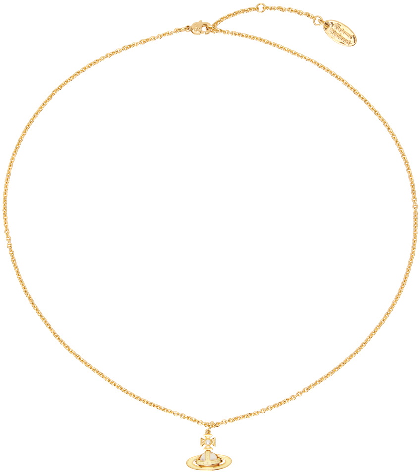 Vivienne Westwood Gold Simonetta Bas Relief Pendant Necklace