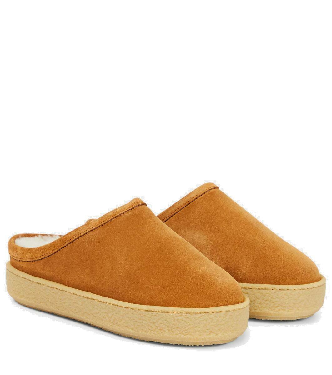 Isabel Marant Black Leather Slippers main image 1