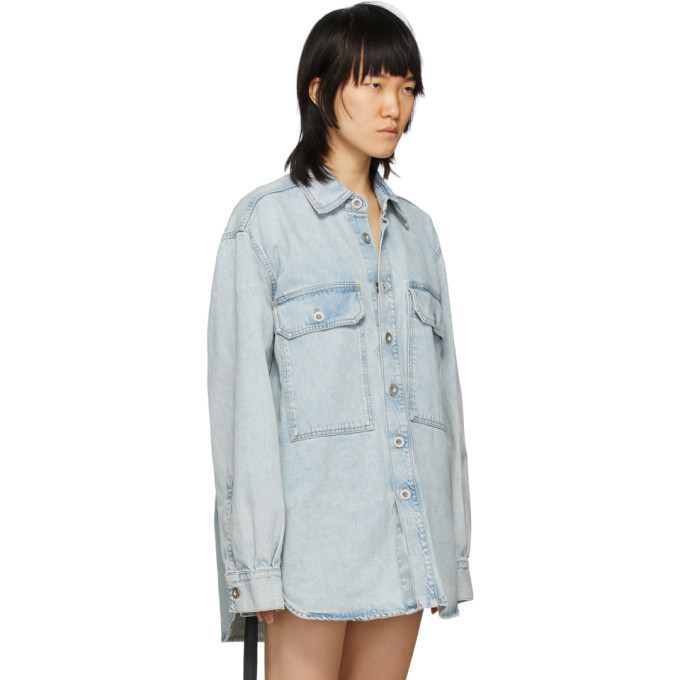 Unravel Blue Denim Moonwash Shirt