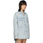 Unravel Blue Denim Moonwash Shirt