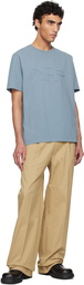 Maison Kitsuné Gray Crafted Profile Fox Comfort T-shirt