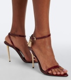 Tom Ford Padlock patent leather sandals