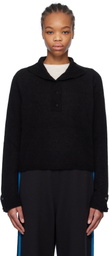 Cordera Black Baby Alpaca Polo