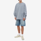 Acne Studios Men's Roland Denim Short in Mid Blue Watermark