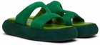 Eckhaus Latta Green Zee Slides