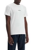 STONE ISLAND regular fit logo t-shirt White