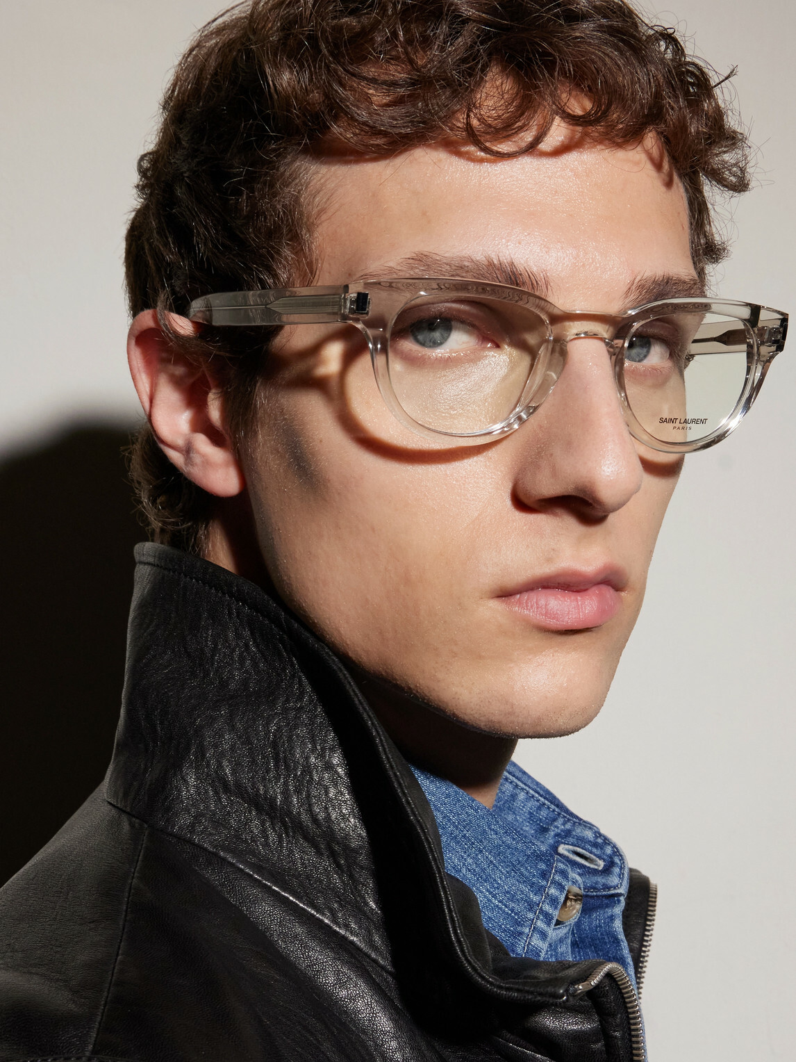 SAINT LAURENT - SL 876 Round-Frame Acetate Optical Glasses