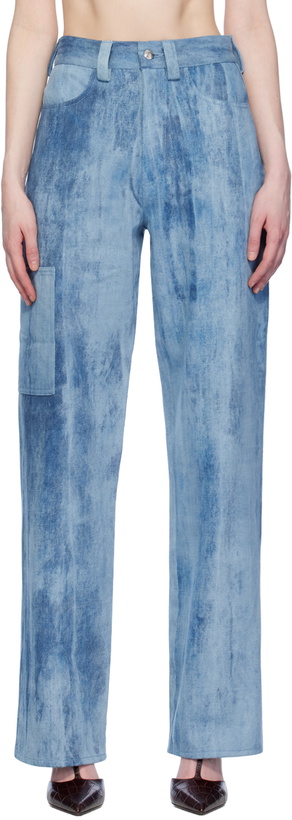 Photo: Elleme Blue Cargo Jeans