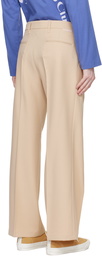 Stockholm (Surfboard) Club Beige Bootcut Trousers