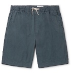 Albam - Shoreway Cotton-Twill Drawstring Shorts - Navy