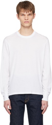 TOM FORD White Crewneck Long Sleeve T-Shirt