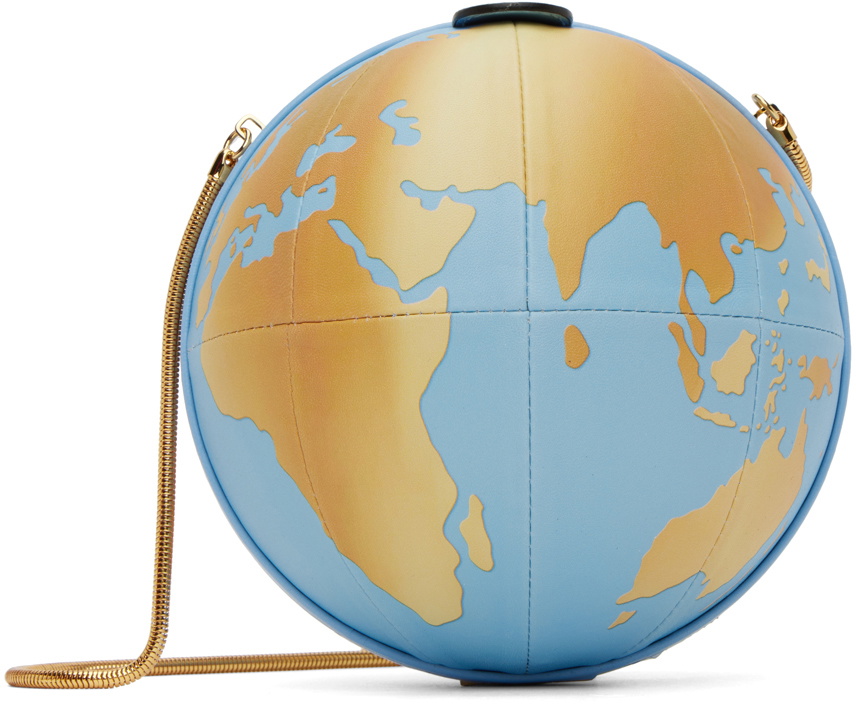 Moschino Blue World Shoulder Bag