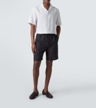 Brioni Linen Bermuda shorts