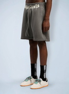 Palm Angels Waist Logo Track Shorts