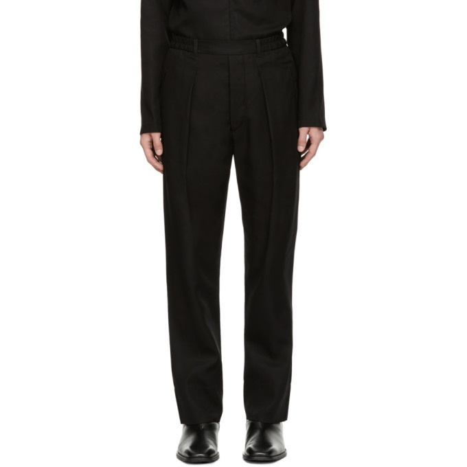Photo: Lemaire Black Elasticated Trousers