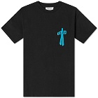 Olaf Hussein Men's Flying Man T-Shirt in Black