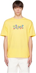 Dime Yellow Printed T-Shirt