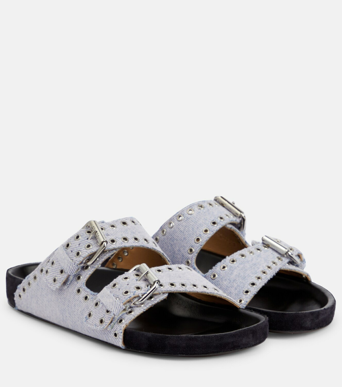 Isabel Marant - Lennyo embellished denim sandals