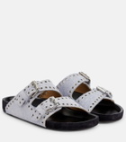 Isabel Marant - Lennyo embellished denim sandals