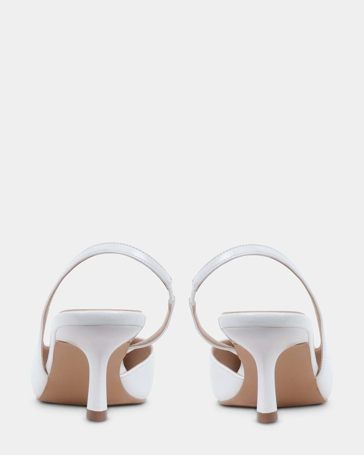 Steve Madden Devour Heels in White Patent