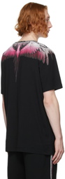 Marcelo Burlon County of Milan Black & Pink Wings T-Shirt