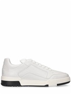 MOSCHINO - Teddy Faux Leather Low Top Sneakers