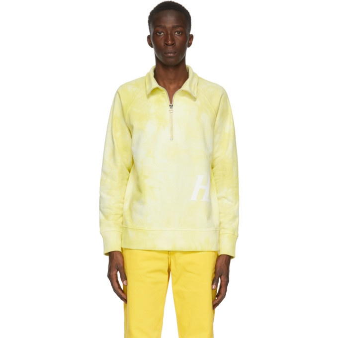 Photo: Helmut Lang Yellow Half-Zip Sweatshirt