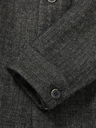 Barena - Herringbone Wool-Blend Shirt Jacket - Gray