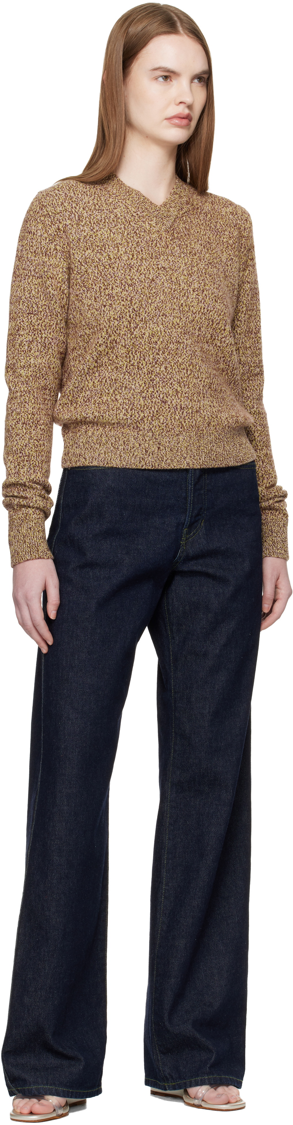 &Daughter Multicolor Sligo V-Neck Sweater