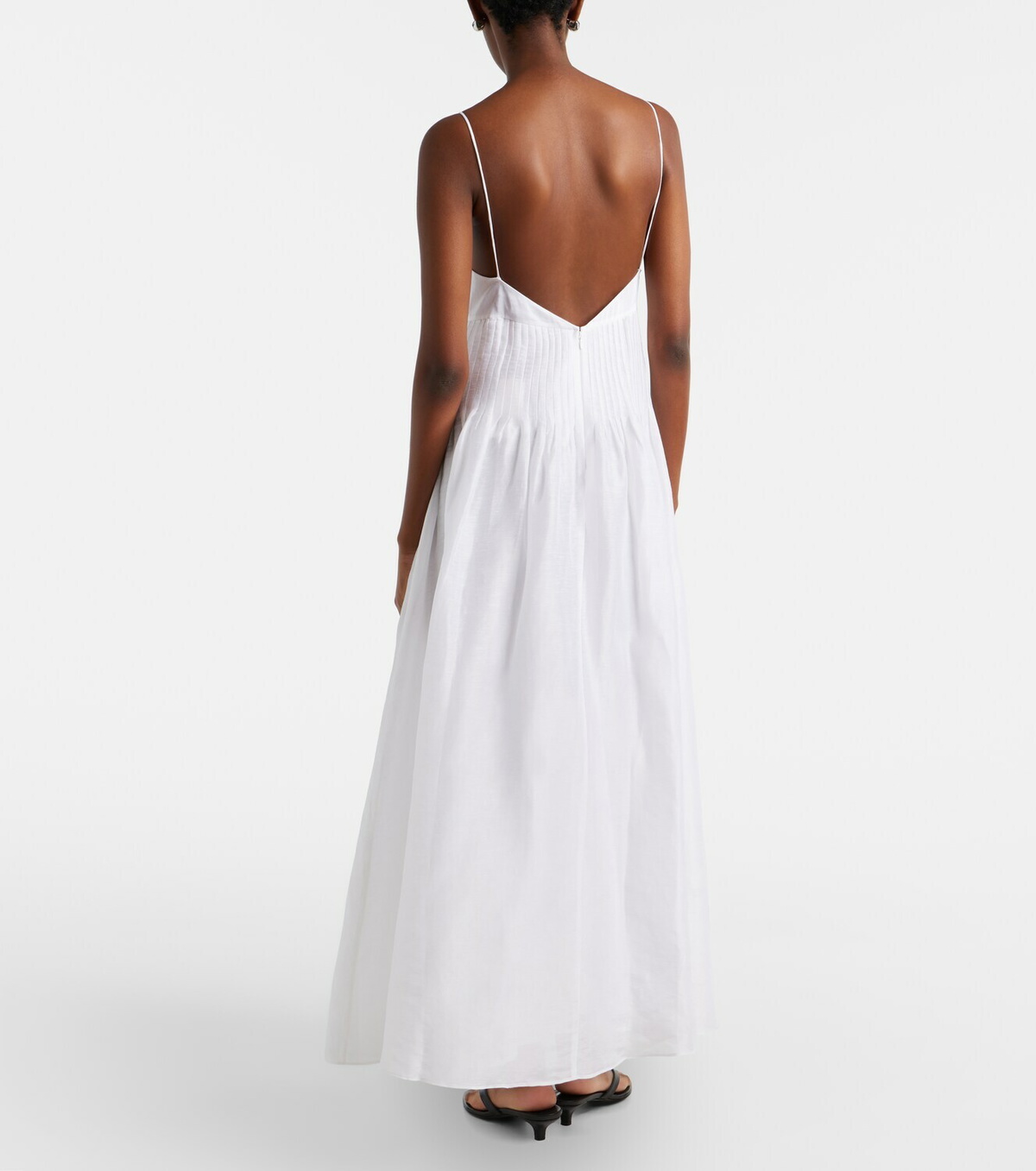 Tory Burch Linen and silk maxi dress