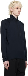 Goldwin Black Half-Zip Sweatshirt