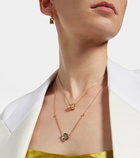 Bucherer Fine Jewellery 18kt rose gold necklace with prasiolite and diamonds