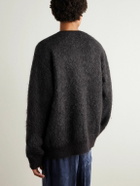 ssstein - Brushed-Knit Cardigan - Brown