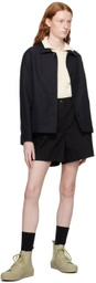 Margaret Howell Black Button Jacket