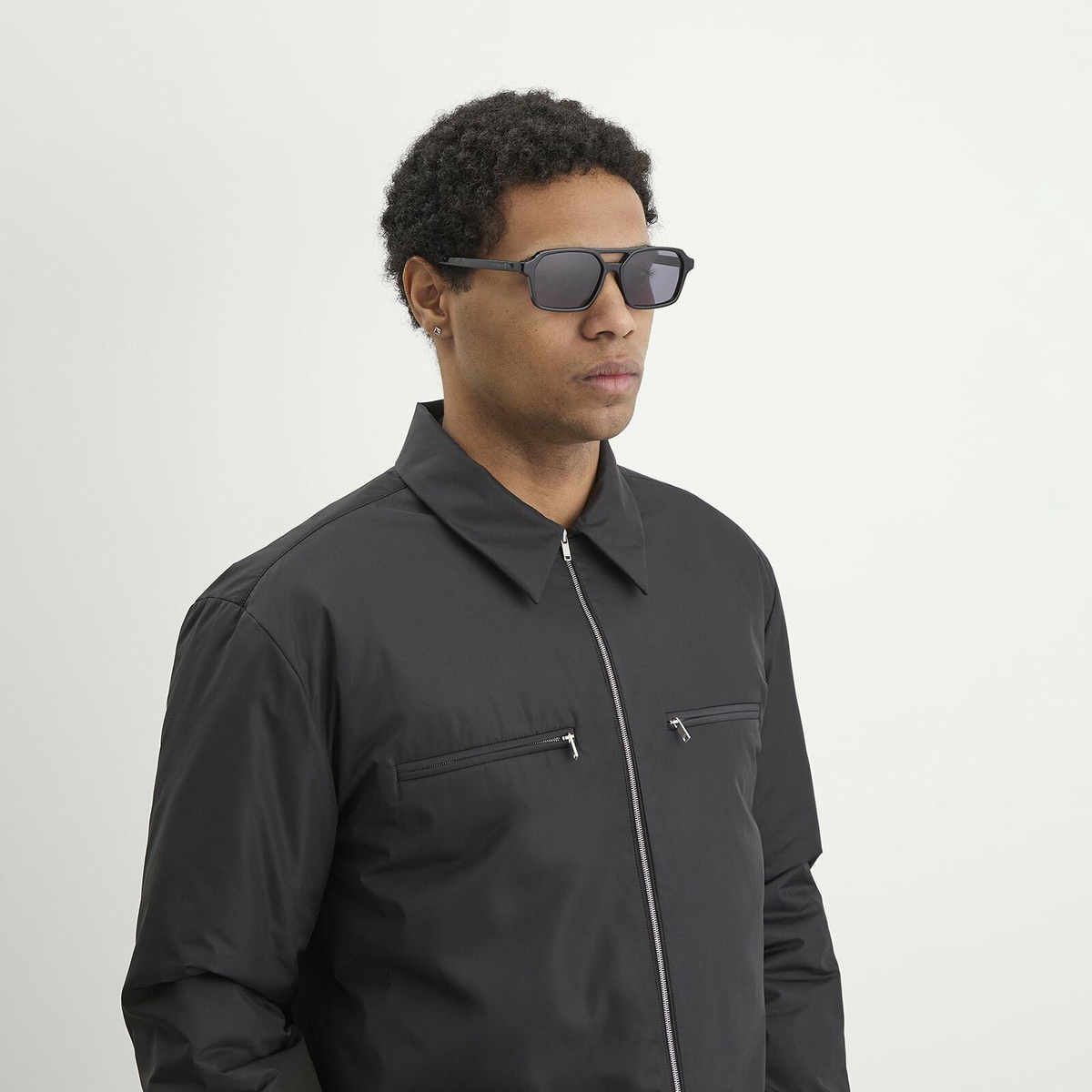 Retrosuperfuture x MM6 Form 6 Sunglasses in Black 