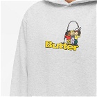 Butter Goods Men's Headphones Logo Hoody in Ash Grey