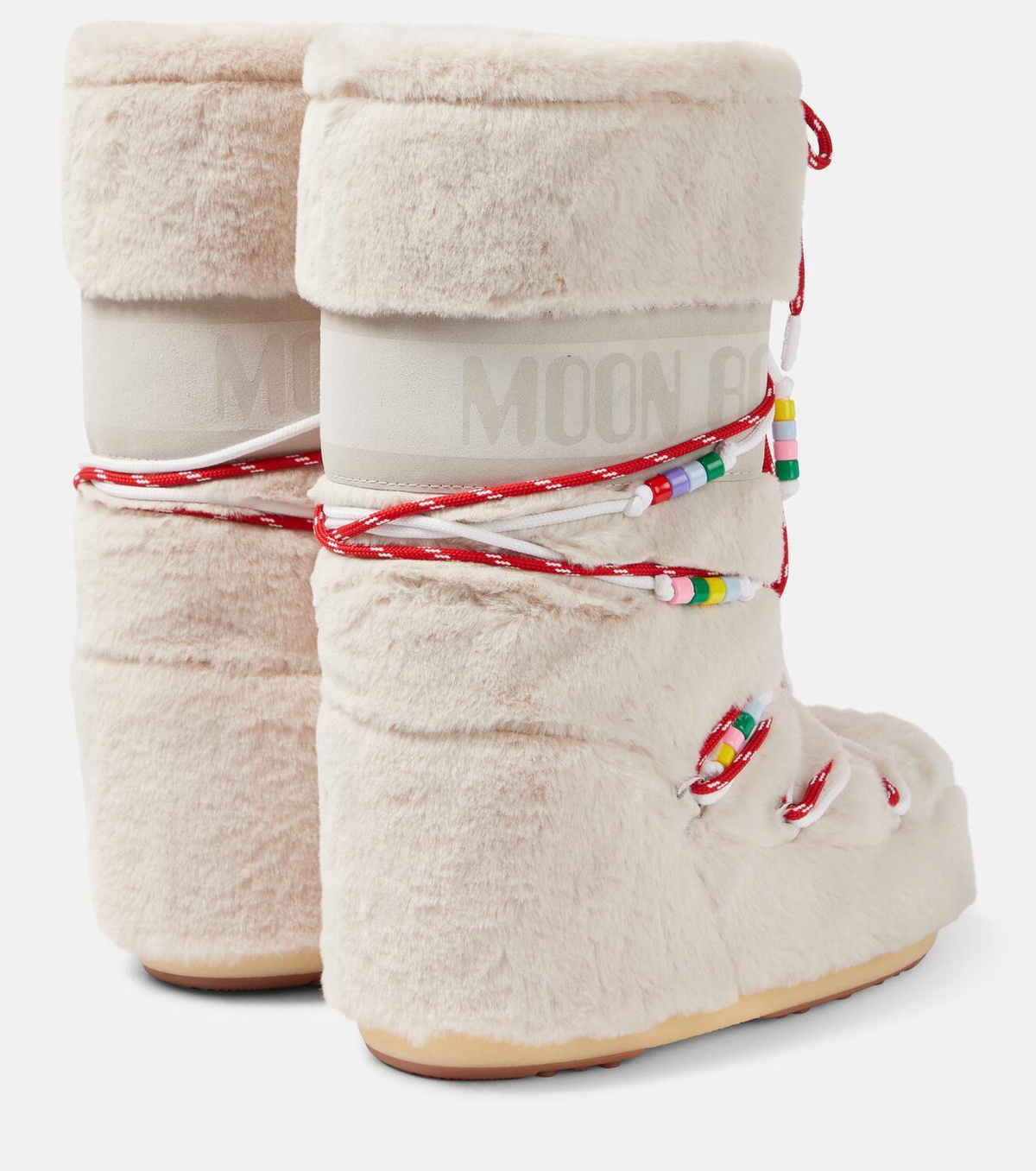 ミドルブーツ MOON BOOT 'Icon Fauux Fur' boots MOON BOOT Icon faux fur and faux leather snow boots | NET-A