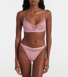 Nensi Dojaka x Calvin Klein logo bralette