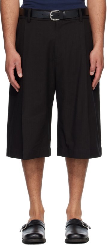 Photo: Studio Nicholson Black Fowld Shorts